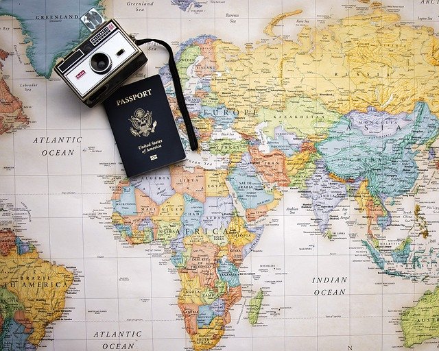 passport and camera